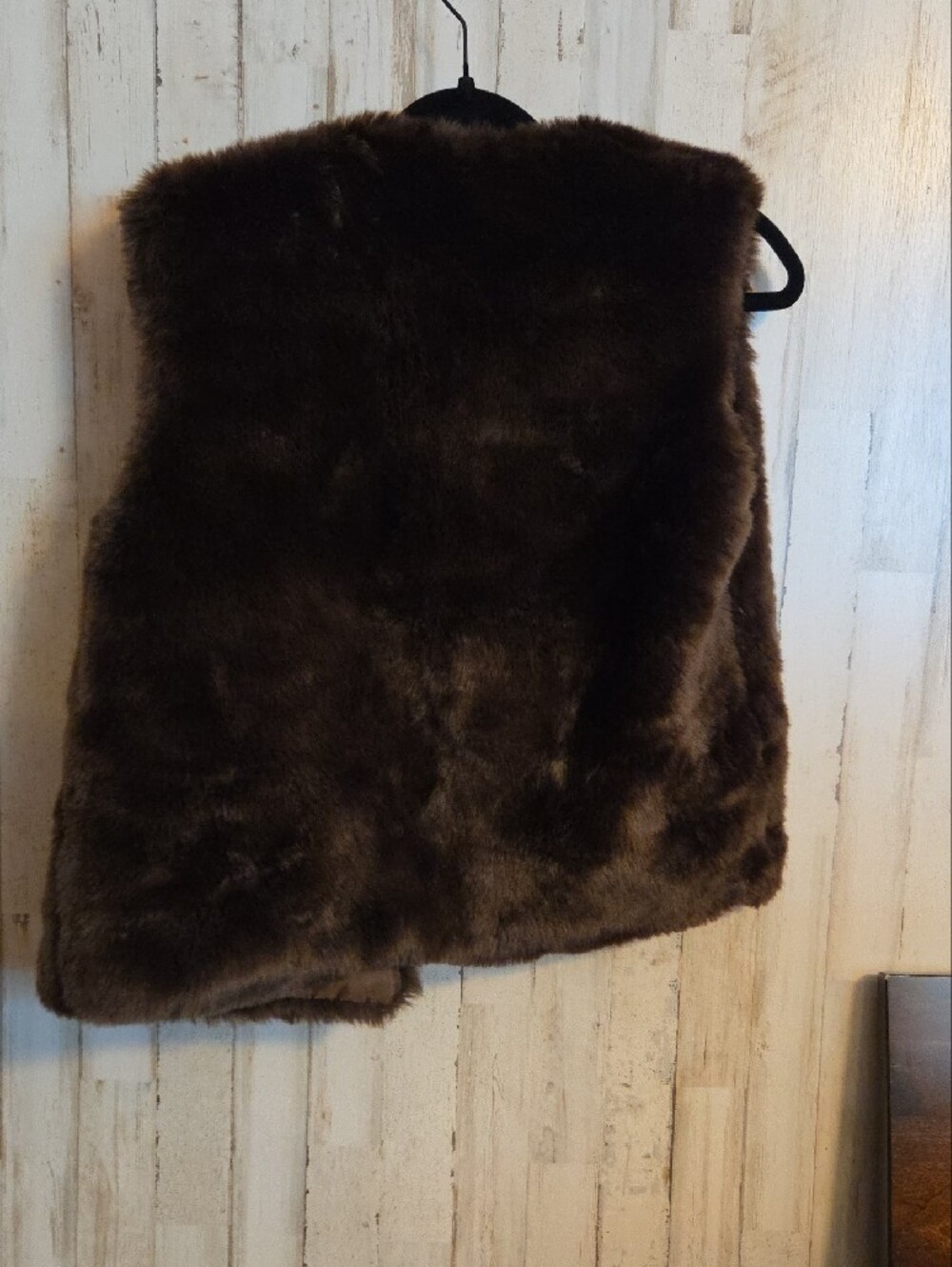 XOXO Brown Lined Vest with Satin Tag - Picture 4 of 4